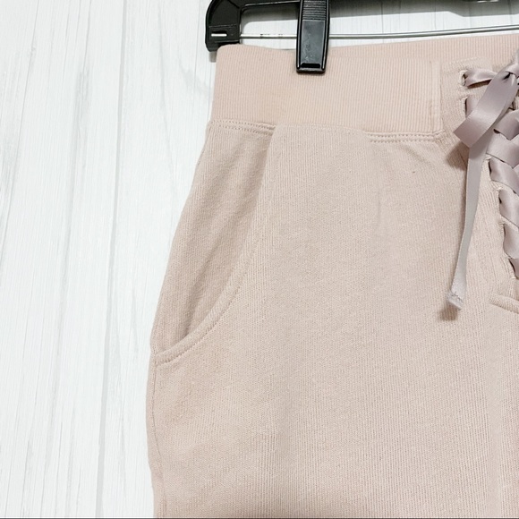 Spiritual Gangster Peace Mode Lace Up Jogger Sweatpants Size Small - Picture 4 of 8